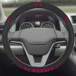 FANMATS NCAA University of Alabama Crimson Tide Polyester Steering Wheel Cover