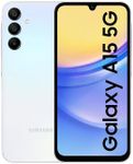 Samsung Galaxy A15 5G + 4G LTE (128GB + 6GB) Unlocked (T-Mobile Mint Tello & Global) SM-A156M/DSN Dual Sim Warranty Latin America 6.5" 50MP Triple + (15W Wall Charger) (Light Blue Latin Version)