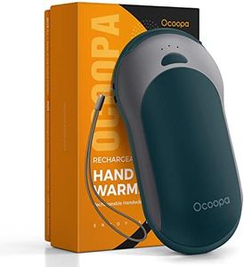 OCOOPA IP45 Waterproof Hand Warmer Rechargeable, Up to 15hrs Heat,10000mAh Durable Quick Charge Electric Hand Heater, PD Compatible, 3 Levels for Outdoors, Heavy Duty, H01-PD PRO