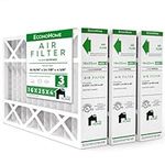 EconoHome 16x25x4 AC Furnace Pleated Air Filter MERV 11 Replacement – Allergen Defense, 3 Pack, Fits Lennox (X6670), Honeywell (FC100A1029) filters. (Actual size: 15.94 x 24.86 x 4.36 Inches)