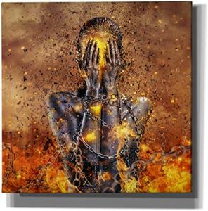Cortesi Home 'Through Ashes Rise' by Mario Sanchez Nevado, Canvas Wall Art, 26"x26", Orange