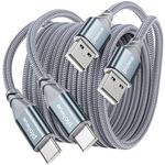 USB C Charger Cable 3M 2Pack USB A to USB C Type C Charger Fast Charging 3A ， for Samsung Galaxy S22 S21 S20,Pixel 6 7 8,Note 10 9 8,LG V20 G8 G7,Huawei P30 P20,Google Pixel,Xiaomi