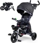 RIDYEE 7-in-1 Folding Toddler Tricy