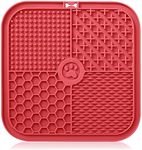 Lick Mat for Dog Cat Food-Grade Silicone Slow Feeder Food Mat Non-Slip Design Dog Treat Mat for Anxiety & Boredom Relief