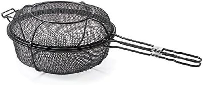 Outset QD77 Grill, 1 EA, Black Chef's Outdoor Basket and Skillet