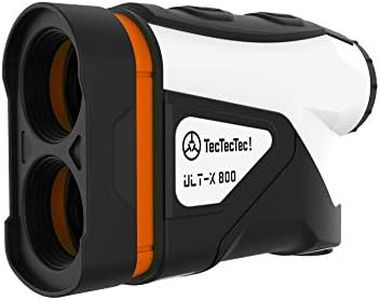 TecTecTec ULTX-800 Golf Rangefinder - Laser Range Finder with Slope, Non-Slope, Scan, Vibration