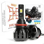 Hikari UltraFocus 9007/HB5 LED Bulbs, 18000LM Dual Beam, 32W Prime ZES LED Equivalent to 120W Ordinary LED, High Performance LED Conversion Kit, Halogen Upgrade Replacement, Canbus Ready, 6000K White
