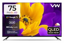 VW 190 cm (75 inches) GQ1 Pro Series 4K Ultra HD Smart QLED Google TV VW75GQ1