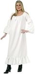 Forum Novelties 70025 Women's Plus-Size Medieval Chemise Costume Renaissance Adult, White