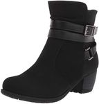 Easy Street Women's Ankle Boot, Bla