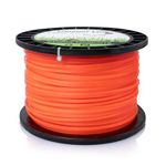 String Trimmer Line - Weedeater String 3 LB 0.095 In by 780 ft , Square Trimmer Line Heavy Duty Commercial Weed Whacker String Fits Most Trimmer Heads, Nylon Weed Eater String for Yard Lawn Field