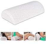 Orthopaedic Cushion Halfmoon Pillow | Super Soft Quality - Use for Travel, Neck, Lower Back, Knees, Legs, Feet Sleeping, Sitting, Sciatica / Lumber Pain Relief, Multipurpose Half Moon Pillow.