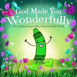 God Made You Wonderfully: The Curious Crayon Who Discovered Her Worth (In God's image kids, Christian book Psalm 139)