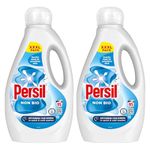 Persil XXXL Washing Liquid Detergent Outstanding Stain Removal Quick and Cold Wash Tough on Stains Gentle Next to Sensitive Skin 95 Washes, 2.565 Litre (Pack of 2, Non Bio)