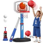 HYES 2 in 1 Kids Basketball Hoop an