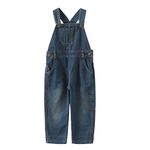 Grandwish Boys Girls Casual Denim Bib Overalls 6