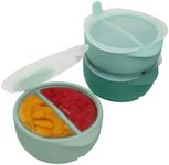 b.box Fill+Freeze (3-Pack) | Baby Food Containers | Food Grade Silicone: Freezer, Microwave, Dishwasher Safe | Use Alone or with Fill+Feed | 85mL (2.9oz or 1/3 Cup Capacity) Each