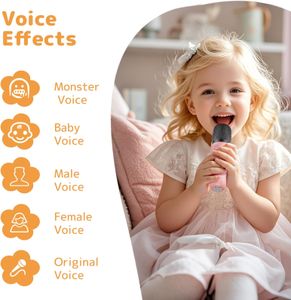 Fede Mini Karaoke Machine for Kids – Portable Bluetooth Speaker
