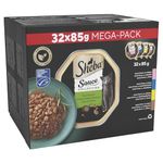 SHEBA Sauce Lover Cat Food Trays Mixed Collection 32 x 85 g