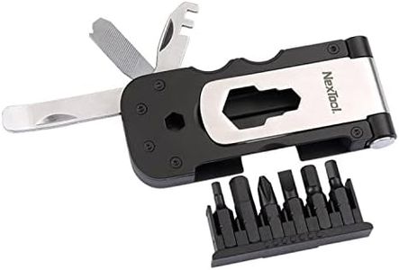 Yellowfin Portable Bicycle | Bike Multitool Set, Ultra Slim, Compact Pocket Sized, Lightweight – High Strength Bicycle Repair Tool kit Easy to Carry (Black, 14 in 1)