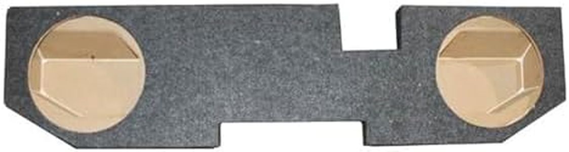 QPower QDODGE104DOOR Dodge Quad Cab '02-15 Dual 10" Truck Subwoofer Box