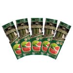 King Palm | Watermelon Wave | 10 Palm Leaf Rolls | Size: Slim | 5 Pack Bundle | 1 Pack = 2 Rolls