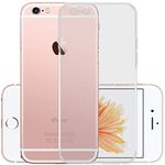 Amazon Brand - Solimo Case for Apple iPhone 6 / 6S (Silicon::Plastic_Clear)