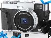 Upgraded 4K Digital Camera with SD 