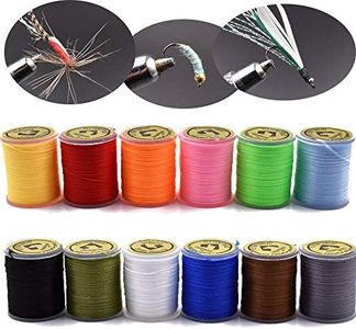 PHECDA PROFLY 12/16 Colors 3/0 6/0 Fly Tying Thread Series Fly Tying Materials (12 Colors 200D Elastic Thread)