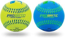 Franklin Sports - Pro Brite - Neon Rubber Teeball - MLB - Youth Tball - Baseball + Softball - Indoor & Outdoor Use