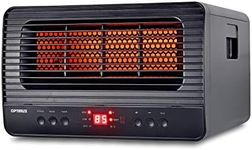 Optimus H-8014 Infrared Quartz Heater with Remote, LED Display