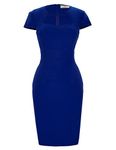 GRACE KARIN Retro Dress Women's Cocktail Medium Dark Blue(CL8947-3)