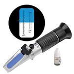 HHTEC Beekeeper Refractometer Honey 58-90% Brix 10-32% Water Moisture Hand-held refractometer for beekeepers Honey Condensed milk Vegetable oils, syrup Molasses, with instruction in English