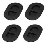 4 Pack Floor Pan Drain Plugs, Floorboard Drain Holes Front Rear Floor Mats Rubber Plug Fit for Jeep TJ Wrangler JK JKU JL 1997-2022,for Gladiator Rubicon JT 2020-2022