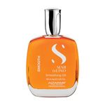 Alfaparf Milano Semi Di Lino Smooth Smoothing Oil for Frizzy and Rebel Hair - Brightens, Protects from Heat and Humidity - For Long-Lasting Frizz-Free Straight Hair, 3.38 Fl oz