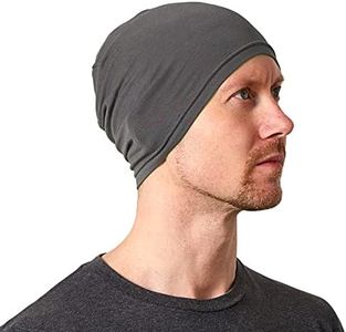 CHARM 2-Piece Men Women Workout Hats - Eco-Friendly Workout Beanie for Men and Women Gray