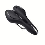 FCC Racing Gel Bicycle Saddle Seat Comfortable Soft Bike Saddle for Men & Women | Shock Absorbing, Waterproof & Breathable Gel Padded Seat for MTB, Road, Hybrid & Exercise Bikes