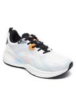 XTEP Canvas White,Wavy Blue Dynamic Foam Running Shoes for Men Euro- 42