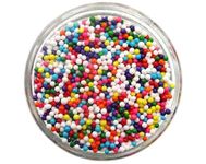 Herbanuts Rainbow Balls for Cake Decoration 1Kg, Sprinkles For Cake Decoration Rainbow Balls,Multicolour Balls Rainbow Balls for Cake Decoration,Sugar Candy Balls