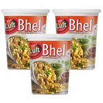 Wah Luft Instant and Delicious Bhel Puri Cup - 100g (Pack of 3)