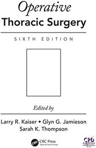 Operative Thoracic Surgery