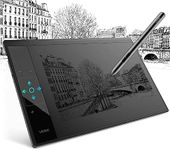 Graphic Tablet 10 x 6 Inch with 1 Touchpad and 4 Touch Buttons, VEIKK A30 Pen Tablet with 8192 Pressure Levels, Battery-Free Pen, Compatible with Windows/Mac OS/Android/Chrome OS/Linux