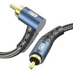 EMK RCA Subwoofer Cable 90 Degree R