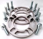 Pair of 10mm wheel spacers + a set of 10 extended alloy wheel bolts M12 x 1.5 thread 35mm long, taper seat, 17mm Hex suitable for BMW 3 series