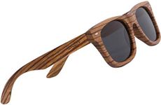 Woodies Polarized All-Wood Zebra Wo