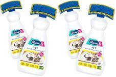 Dr. Beckmann Pet Stain and Odour Remover, Eliminates stains and odours caused by pets, including applicator brush, Pack of 4 x 650 ml