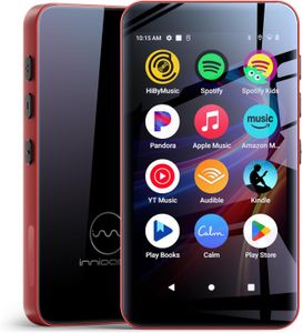 innioasis 160GB MP3 Player – Red High-Capacity Portable Music Player