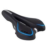 Comfortable Gel Seat Mountain Bike Saddle Mountain Bikes Seats Breathable & Soft & Waterproof Bike Cushion for Men and Women, Blue