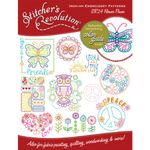 AUNT MARTHA's Stitcher's Revolution Flower Power Iron-On Transfer Pattern for Embroidery