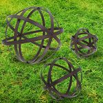 3 PCS Garden Spheres Balls Assorted